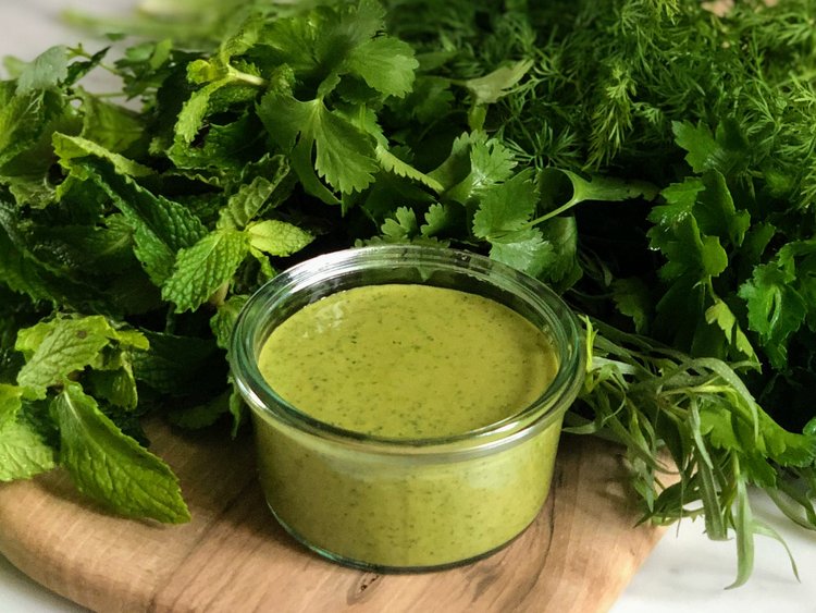 Double Green Goddess Dressing