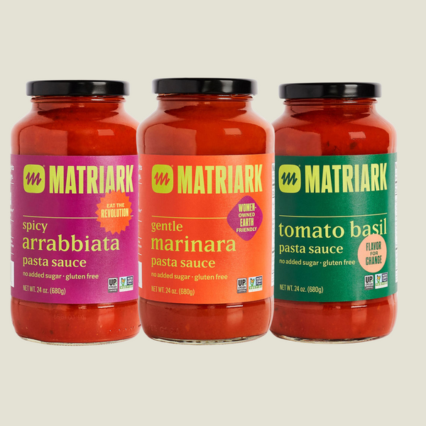 Matriark Foods pasta sauces – all three varieties